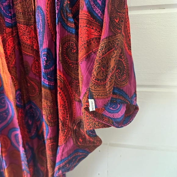 Volcom Multicolor Paisley Swim Coverup - Picture 6 of 10